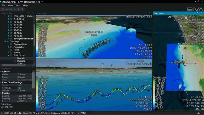 Waste water management survey data in NaviModel
