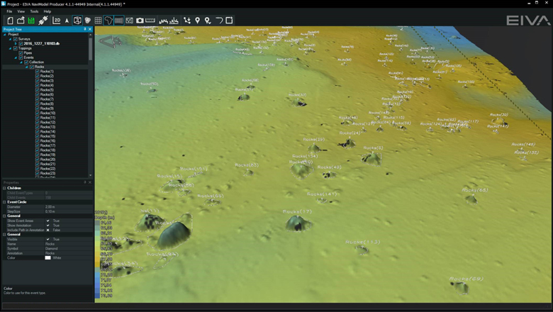 Rock eventing in NaviModel
