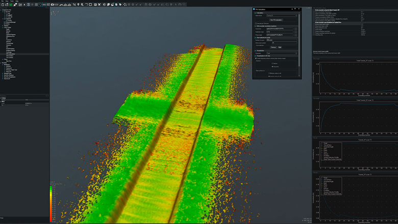 Scan-by-scan view of the TVU in NaviModel