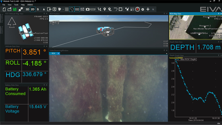 NaviSuite Mobula for ROV steering and control