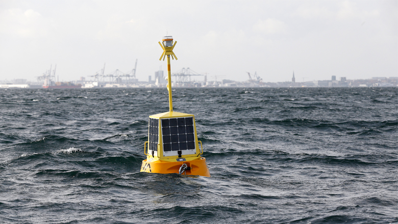 ToughBoy wave buoy at sea