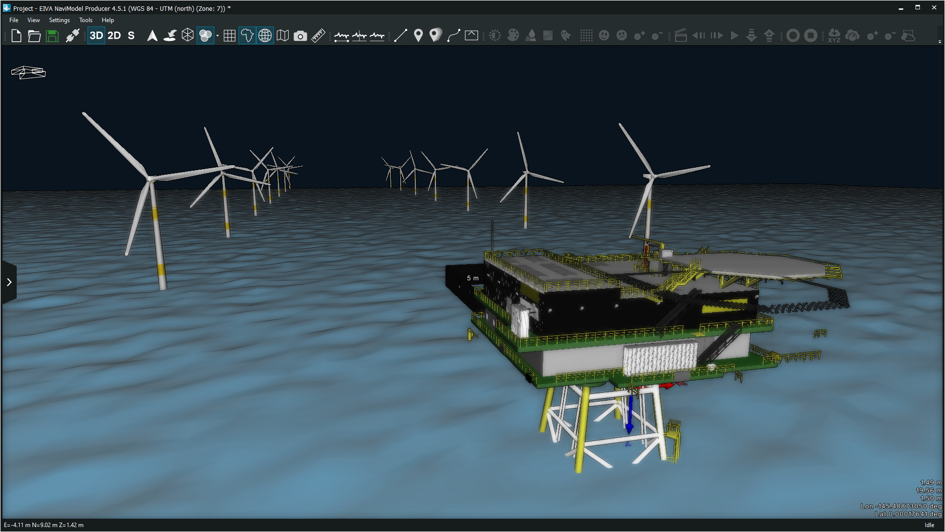 Rig move and tug management is now implemented in NaviPac 4.5, the latest update to our positioning and navigation software.