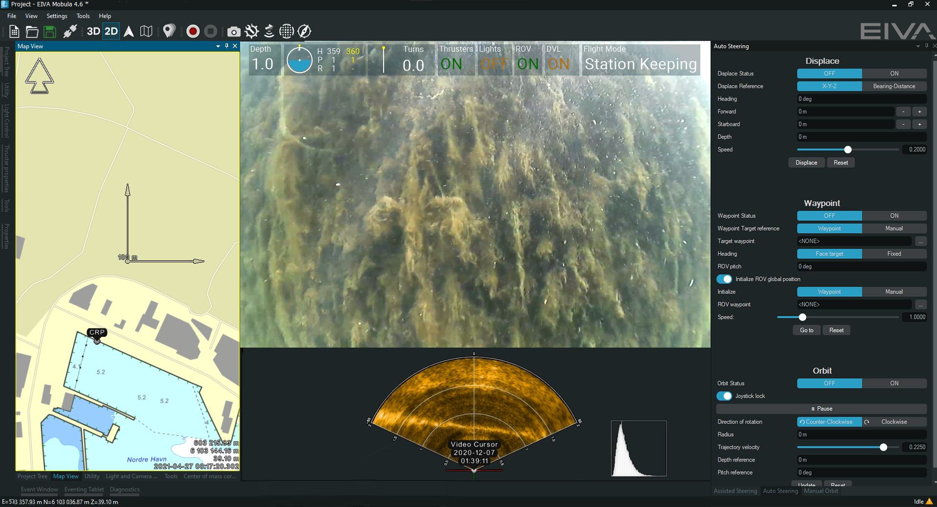 mobula bluerov2 rov steering