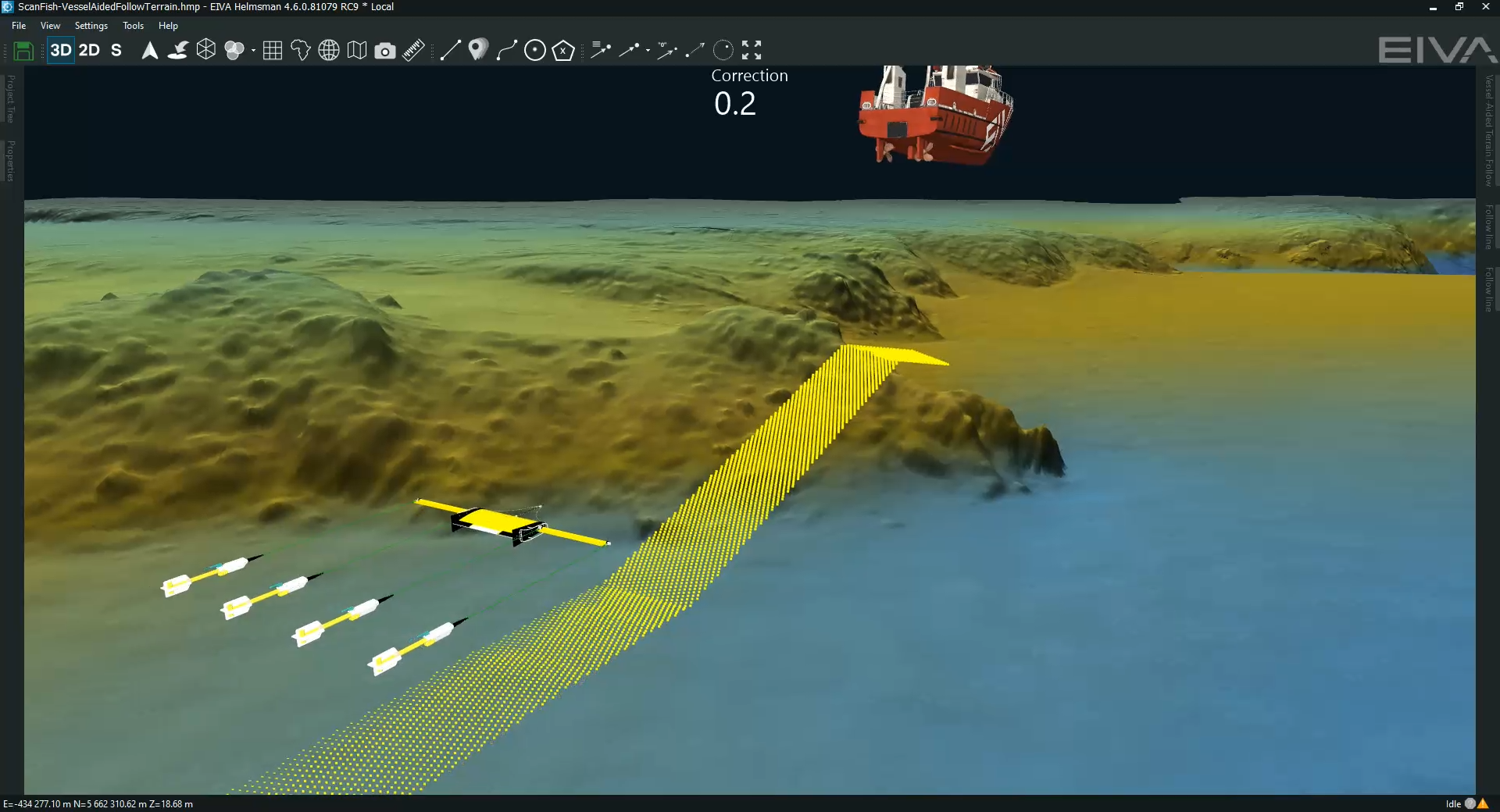 uxo survey sensor platform obstacle avoidance