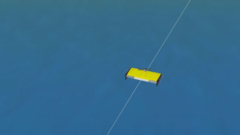 Fixed depth operation mode of the ScanFish Rocio ROTV