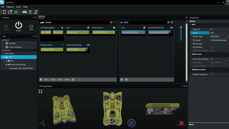 NaviSuite Mobula Pro + Processing (Blue Robotics) 